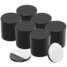 60 PCS Round Small Magnetic Stickers with Adhesive Backing for DIY Crafts