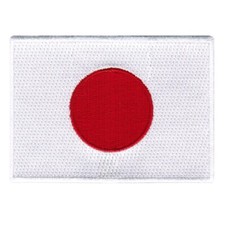 JAPAN FLAG PATCH embroidered iron-on JAPANESE EMBLEM applique Nippon-koku TOKYO