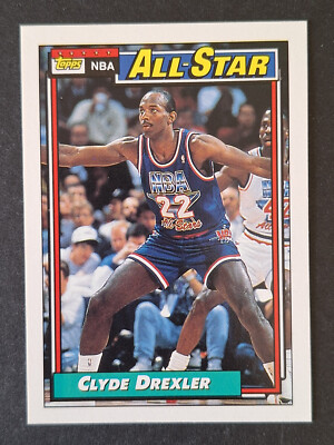 Clyde Drexler #102 All-Star Portland Trail Blazers Topps NBA Karte 1992-1993
