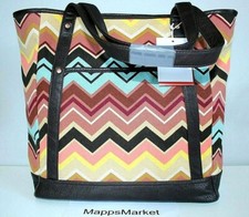Sac Fourre-tout Missoni Pour Target XOXO - Grand Format, Motifs Zigzag Colorés - Neuf Avec étiquettes
