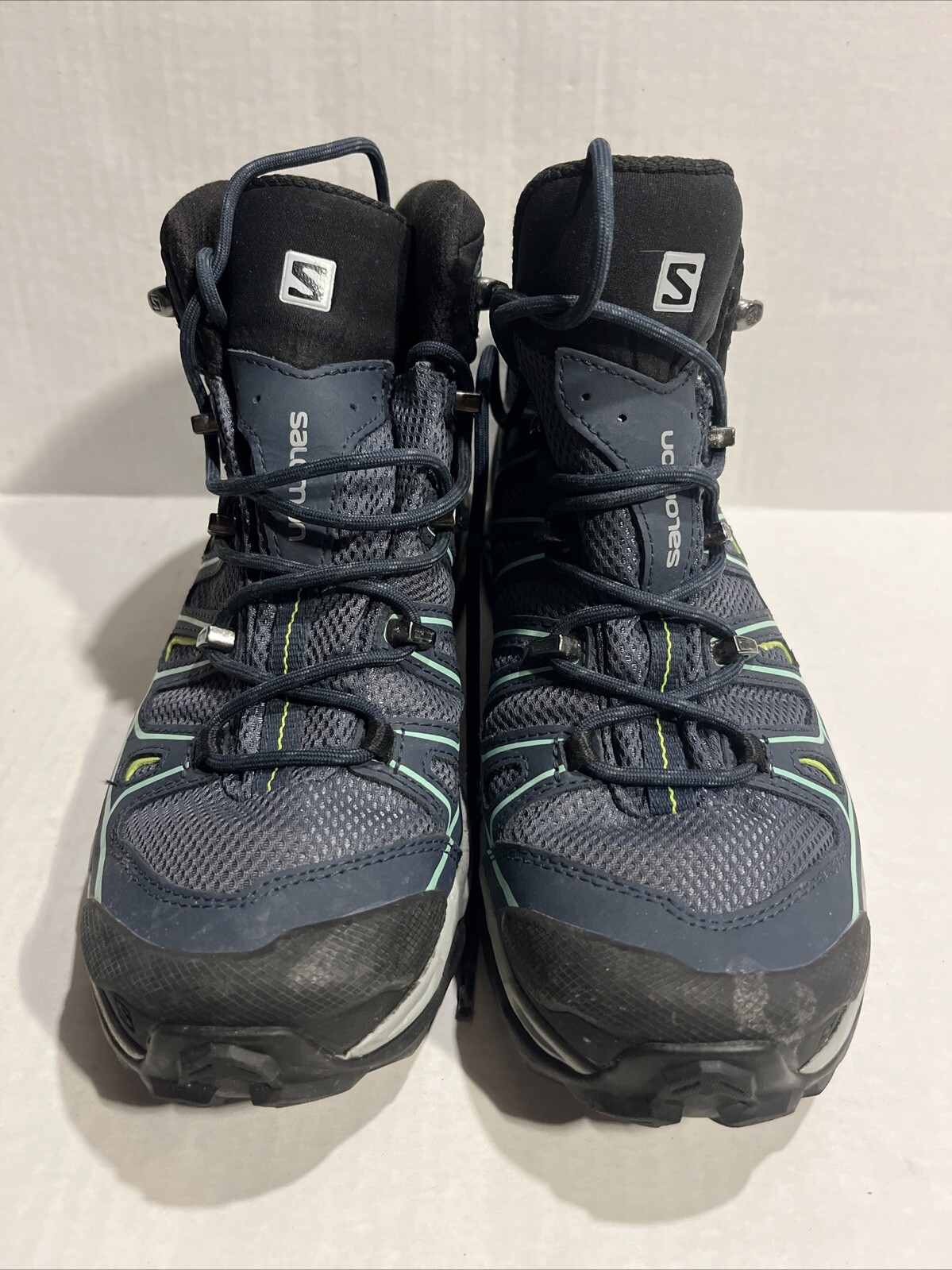 Stivali da trekking Salomon donna X Ultra Mid GTX taglia 7 scarpa GoreTex blu