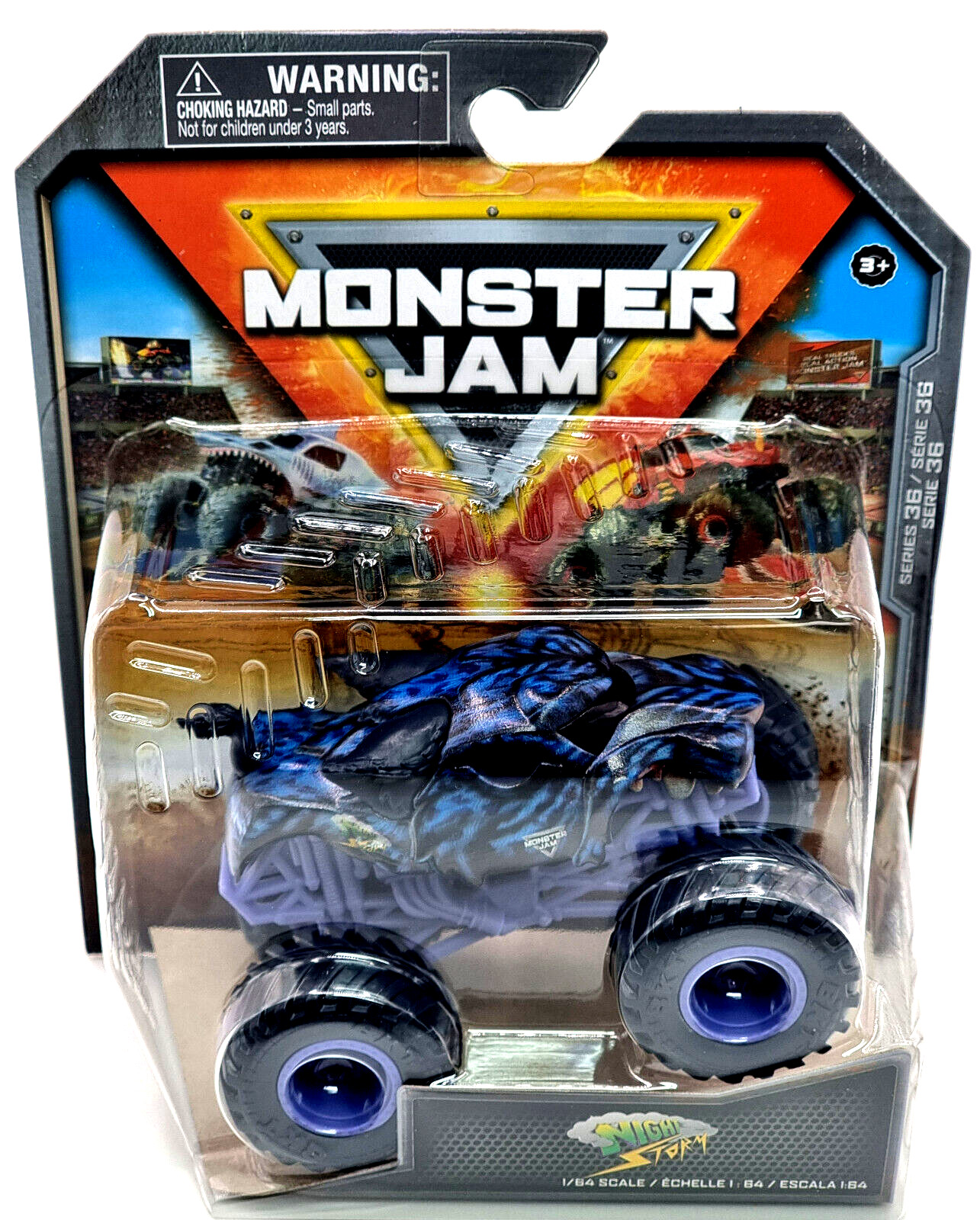 Monster Jam 164 Серия 36 История о ночном грузовике 3390₽