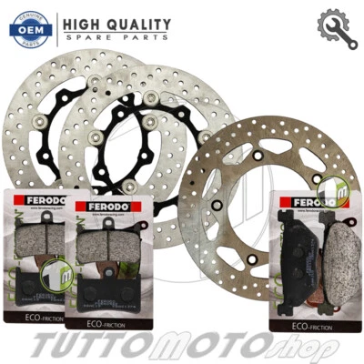 Dischi + pastiglie freno FERODO YAMAHA T-MAX 530 Abs 2012-2019 / Kit ant.+post.
