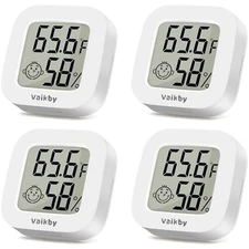 Indoor Thermometer 4pack Humidity Gauge Meter Digital Hygrometer Room Thermomete