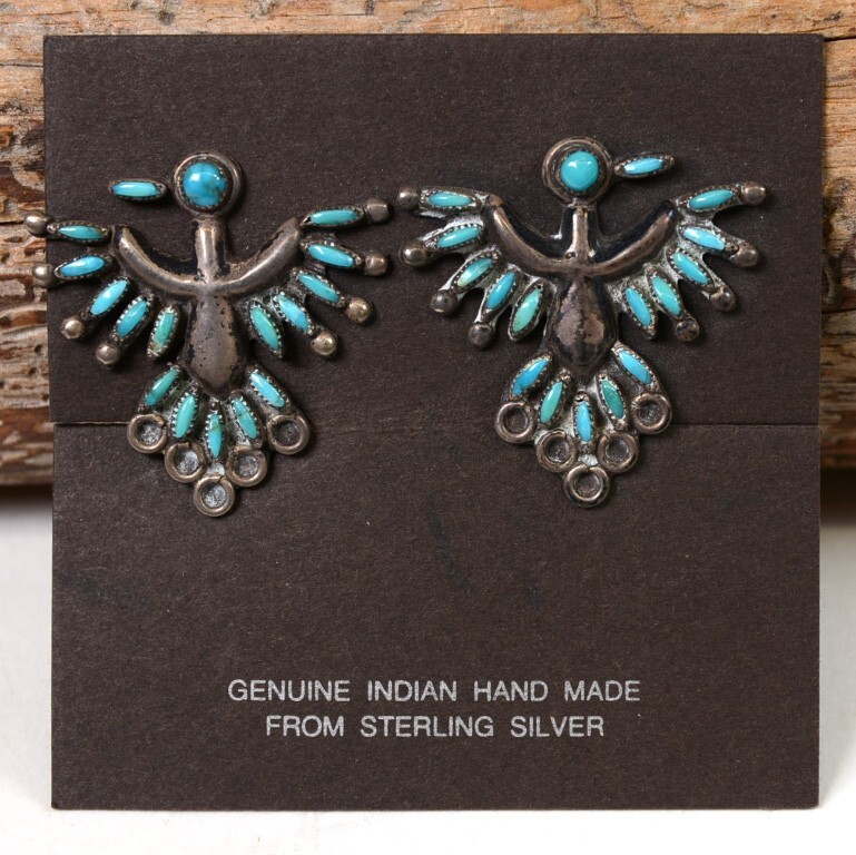 Star-struck Native American Navajo Sterling Silver Hummingbirds Bracelet Signed Star-struck Native American Navajo Sterling Silver Hummingbirds Bracelet Signed