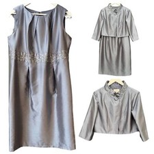 David  s Bridal Mother of the Bride/Groom Dress with Matching Jacket Size 16