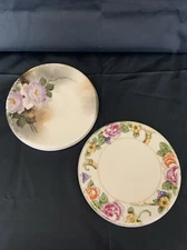 VTG Noritake Morimura Porcelain Tea Pot Stand Trivet Tile Hand Painted Japan