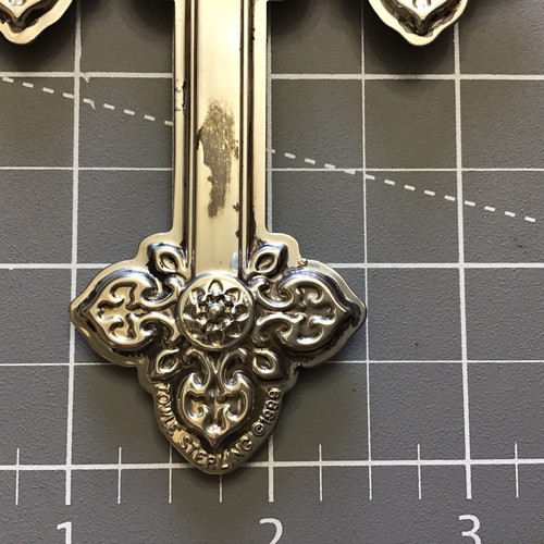 Towle Sterling Silver Cross Ornament 6th Edition 1999 - Picture 4 of 5