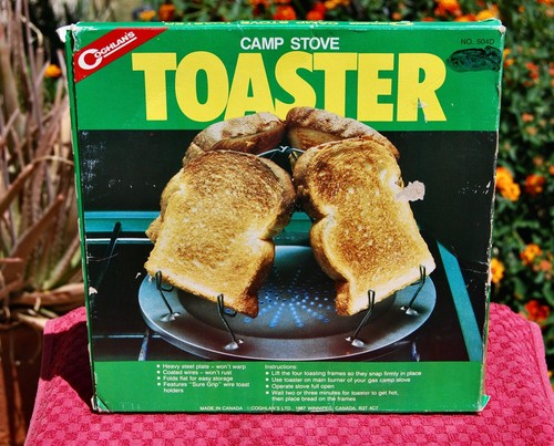 Coghlan's Camp Stove Toaster-4 Slices of Toast-9" Diameter - Picture 2 of 6
