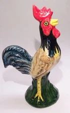 Tall Blue Tail Rooster Pie Bird Vent Lownds-Pateman Babbacombe Pottery ENGLAND