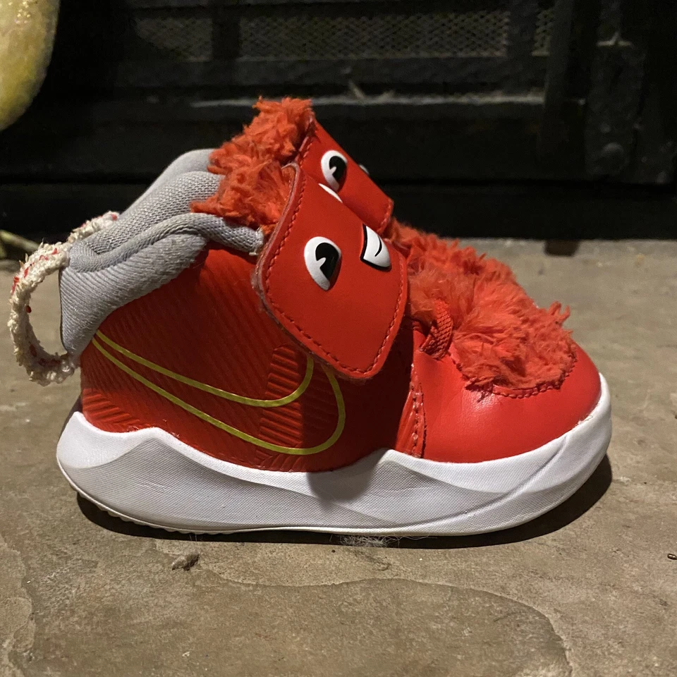 Nike Team Hustle D 9 Lil TD Red Monster Toddler Shoes CT4066 600 Size 5C Child - Image 4 of 4