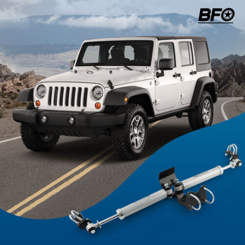 BFO Front Dual Steering Stabilizer for Jeep Wrangler JK 07-18 with 2-6'' Lift - Imagen 2 de 11