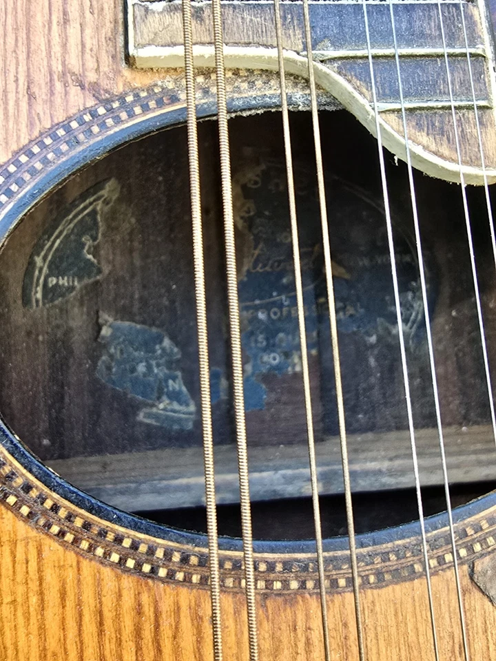 Vintage SOLID WOOD SS Stewart Style A Mandolin VINTAGE MANDOLIN - Image 3 of 4