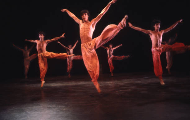 dancers from the Ballet Clasico Nacional Madrid perform in an unsp- Old Photo 2