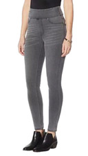 NWT DG2 Diane Gilman Grey Stretch Slim Skinny High Waisted Jegging Size Small