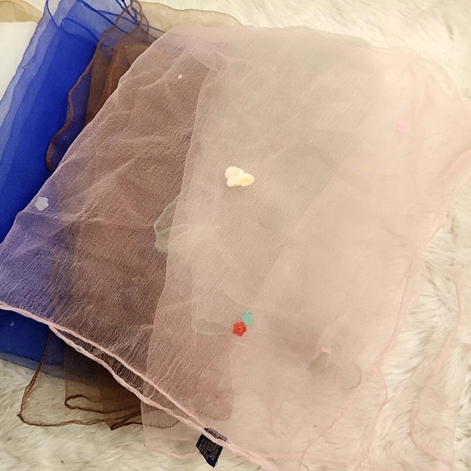 Vintage Lot Of 6 Nylon Hair Net Hairspray Protector  - Image 2 of 4