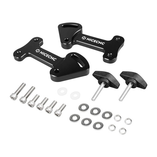NICECNC Frame Hole Cover Caps / Foot Pegs Footrest For Kawasaki KLR650 2022-2023 - Picture 4 of 12