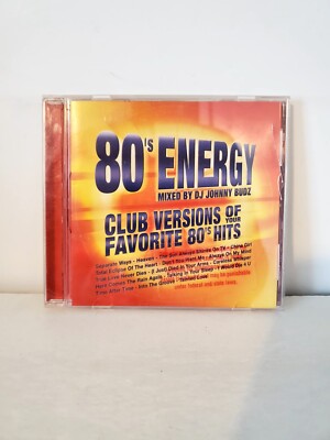 DJ Johnny Budz ''80's Energy'' CD (2002), feat: DJ Quicksilver, 1AM, Mario Lopez @