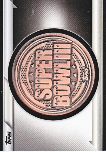 SUPER BOWL III 2015 TOPPS " COMMEMORATIVE COIN " - Zdjęcie 1 z 2