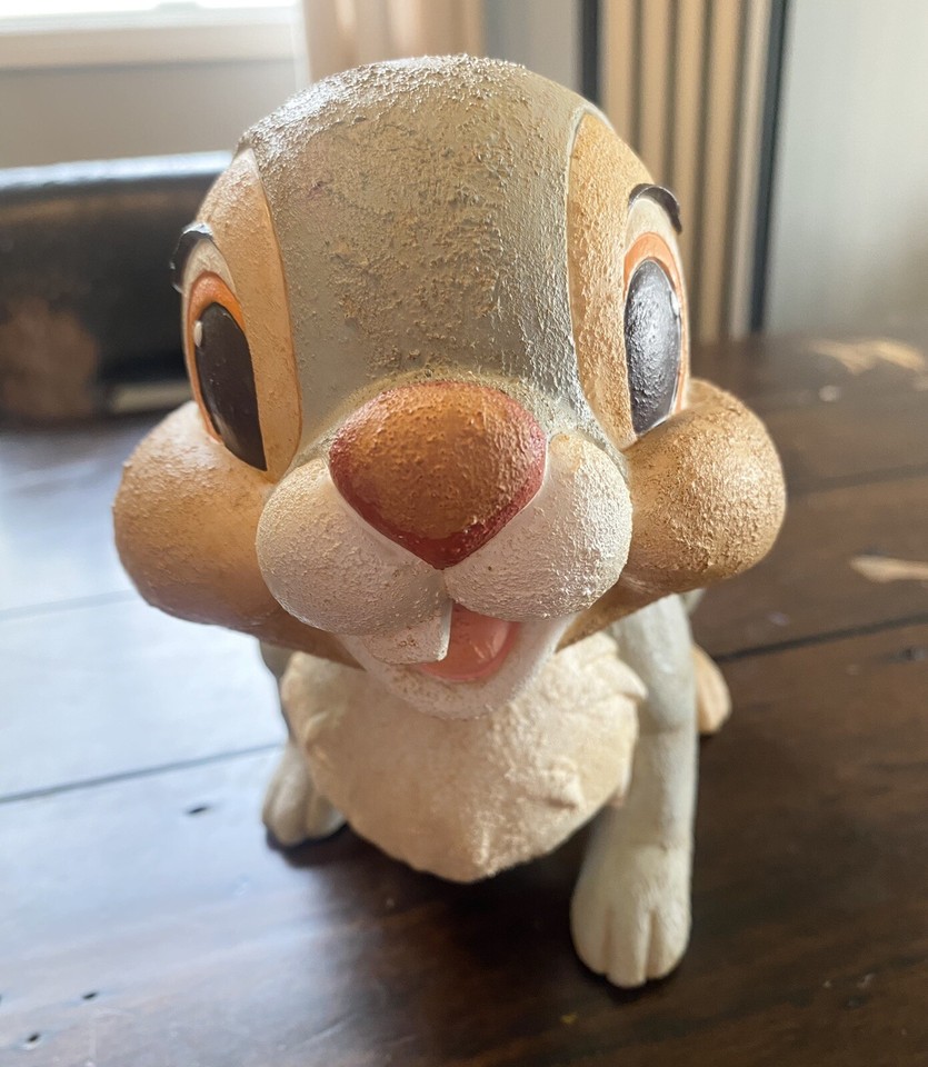 Disney Store Thumper Rabbit Bambi Garden Statue Figure Lawn Ornament 11” Rare eBay