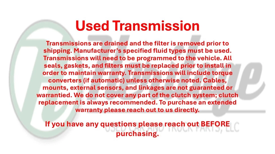 2006 Freightliner Allision 1000 Jasper MT45 OEM 5.9L Automatic Transmission RWD - Image 4 of 4