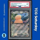 2025 POKEMON PRISMATIC EVOLUTIONS #076/131 SNORLAX EX DOUBLE RARE PSA 9
