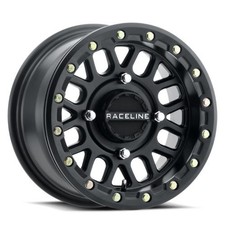 15x6 Raceline A93b Podium Utv Satin Black Wheels 4x156 40mm Set Of 4 15x6 Raceline A93b Podium Utv Satin Black Wheels 4x156 40mm Set Of 4