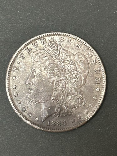1884 Morgan Silver Dollar Philly Mint Charred - Picture 3 of 8