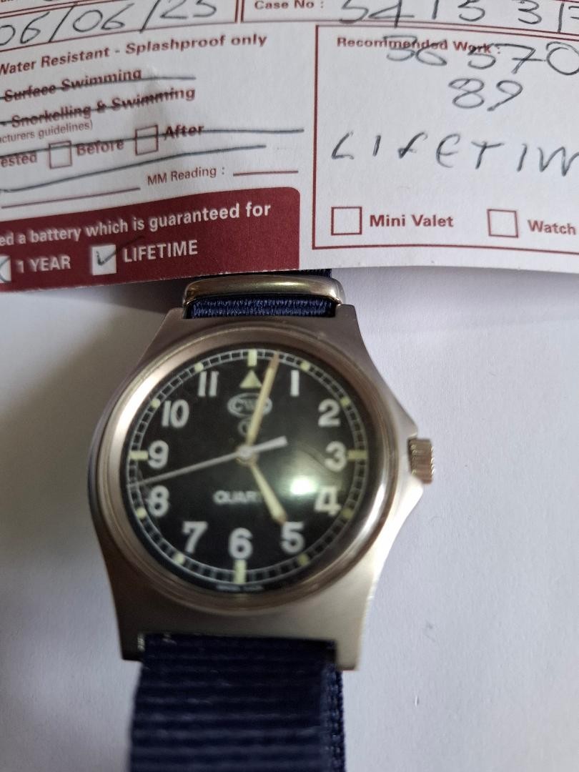 CWC G10 Military Watch 1989 Issue Royal Navy 0552/6645 | eBay