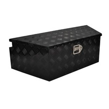 39x12x16.5 Aluminum Tongue Tool Box Wide Utility Trailer Toolbox Rv Storage