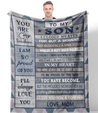 Gifts for Son Blanket 40"X50" - Son Gifts from Mom - Gifts for Son from Mom -...