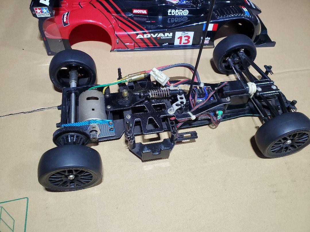 Tamiya F103GT ADVAN Courage LC70 Mugen with radio control Tamiya F103GT ADVAN Courage LC70 Mugen with radio control