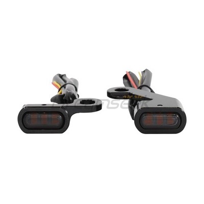 2× Turn Signal Light for Harley Softail Slim FLS 2015-20 LED Mini Running Lamp