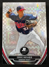 EDDIE ROSARIO 2013 Bowman Platinum Prospects X-Fractor Rookie Card RC #BPCP56. rookie card picture