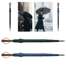 Stick Umbrella for Handle Windproof 8 Ribs Classic Men Women 48 inch for Outdoor