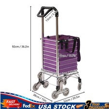 Portable Stair Climbing Climber Hand Truck Dolly Cart Trolley Basket CartUtility