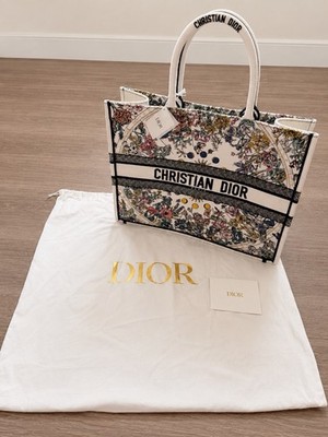 Christian Dior Large Book Tote – Zodiac Flowers (Dior Lucky