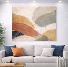 Floating Petals III Abstract Canvas Wall Art Choose Size Silverline Gallery