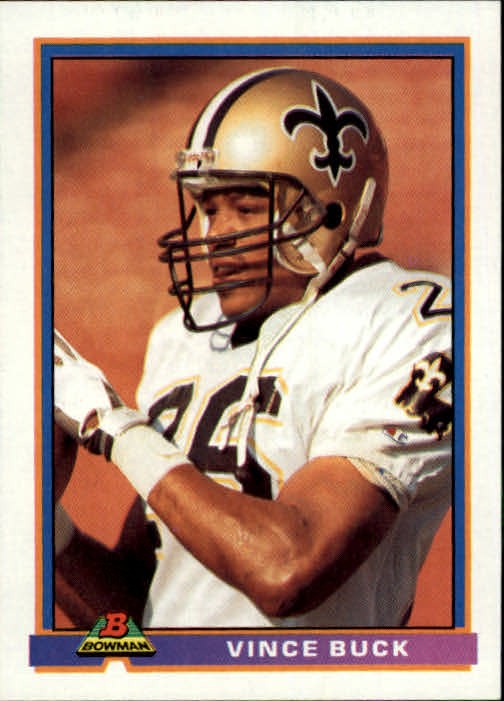1991 Bowman #353 Vince Buck - FB