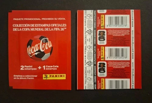 PANINI WORLD CUP 2026 WM 1x TÜTE TYP COCA COLA MEXICO PACKET PACK POCHETTE SOBRE