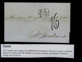 nystamps Great Britain Early Foreign Mail Cover Stamp Used £800 G21y2942