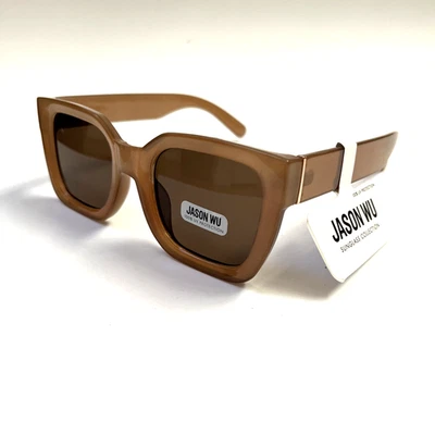 Jason Wu Oversized Square Sunglasses Brown Gold Tortoise Shell Statement NWT Jason Wu Women main image 4