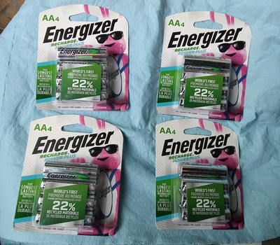 #ad Energizer AA Rechargeable Batteries 4 Packs $30.00