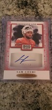 2021 Sage Premier Draft - Autographs Sam Cosmi #A176 Red (AU, RC)