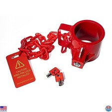 Ultimate 5th Wheel Kingpin Lock - Heavy-Duty Steel Hitch Lock for Anti-Theft