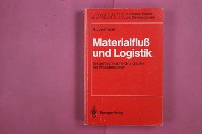 277764 Reinhardt Jünemann MATERIALFLUSS UND LOGISTIK Springer-Verlag