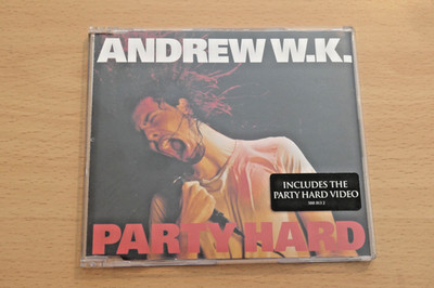 Andrew W.K.   Party Hard. Enhanced video CDS (2001) VGC.