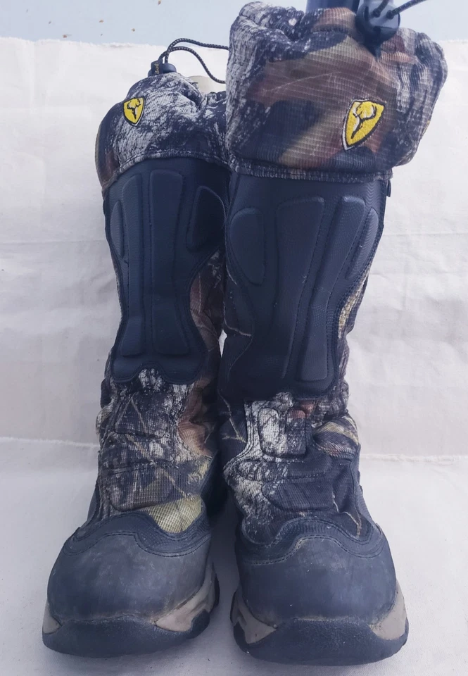 Mens Camo Hunting Scent Blocker Mossy Oak Break Up Boots Size 8.5 - Image 3 of 4