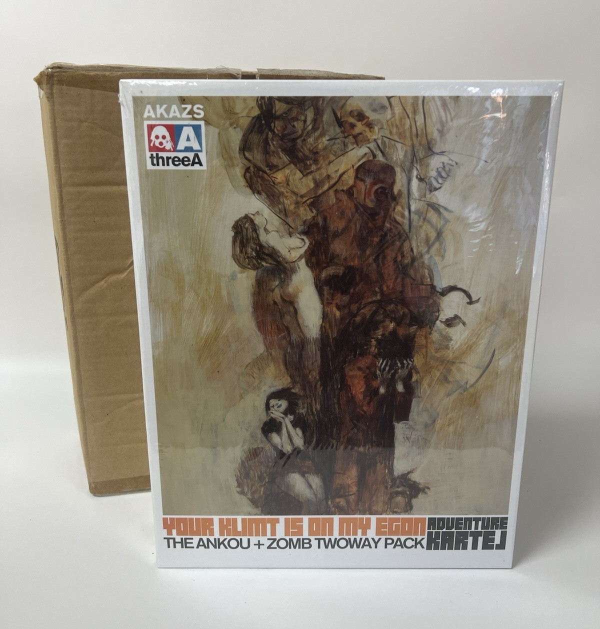 ThreeA Adventure Cardj The Ankou Zomb Twoway Pack 1/6 Ashley Wood TOTALMENTE NUEVO