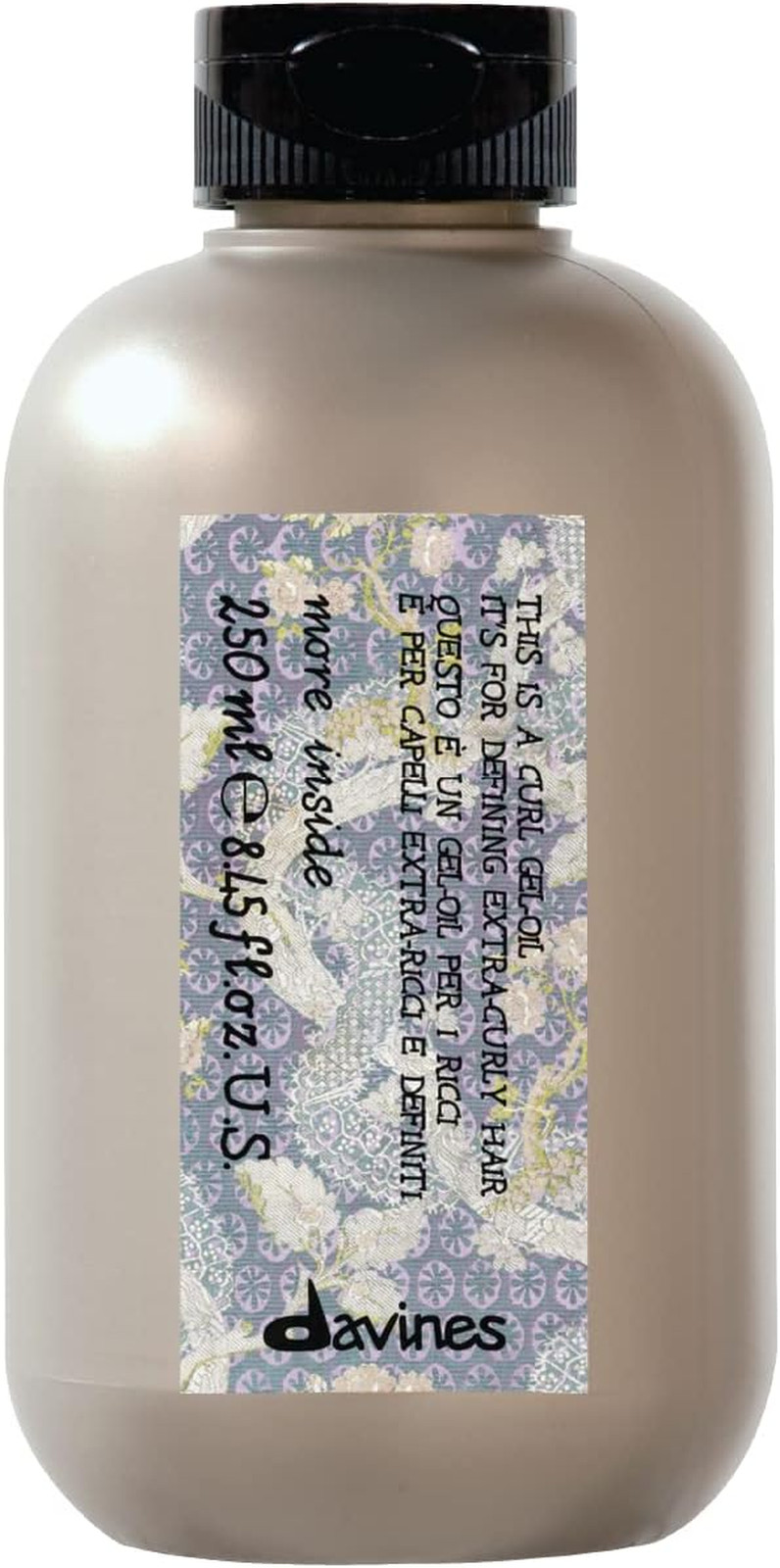 Davines More Inside Curl Gel Oil 250ml Ecosostenibile per Capelli Ricci